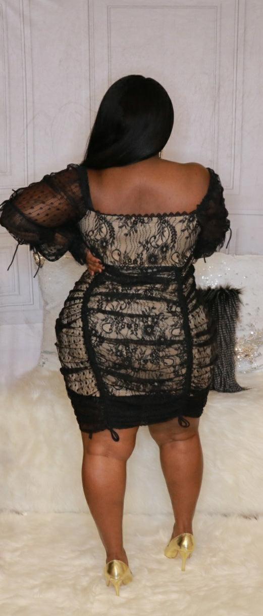 Hopeless Romantic - Ruched Dress (Restocked) - Curve Six Boutique
