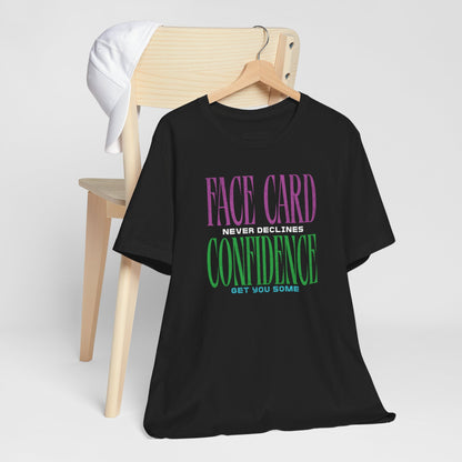 Face Card (Black) | T-Shirt
