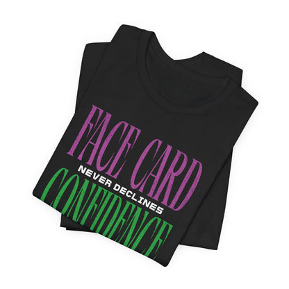 Face Card (Black) | T-Shirt