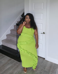 Kiwi | Ruffle Maxi Dress