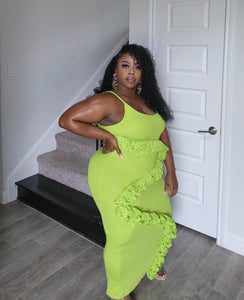 Kiwi | Ruffle Maxi Dress