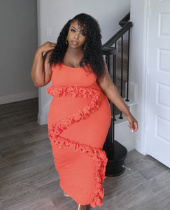 Krush | Ruffle Maxi Dress
