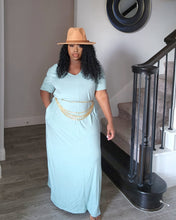 Load image into Gallery viewer, Breezy-DUSTY GREEN| Maxi Dress