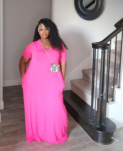 Breezy-FUCHSIA | Maxi Dress