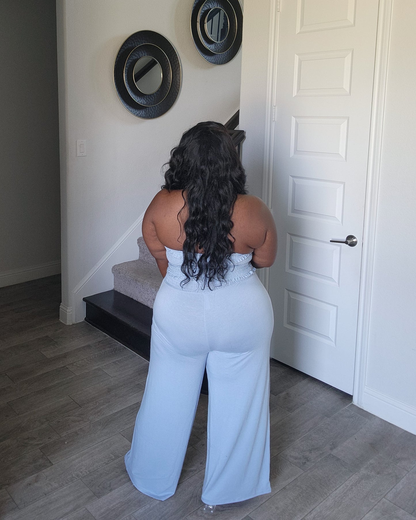 Bombshell (Ash Blue) | Pants Set