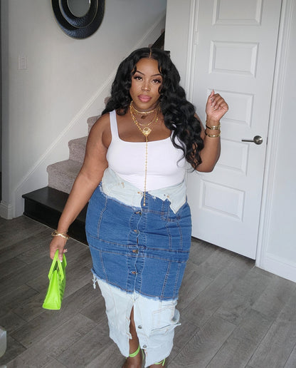Wander Off | Denim Skirt