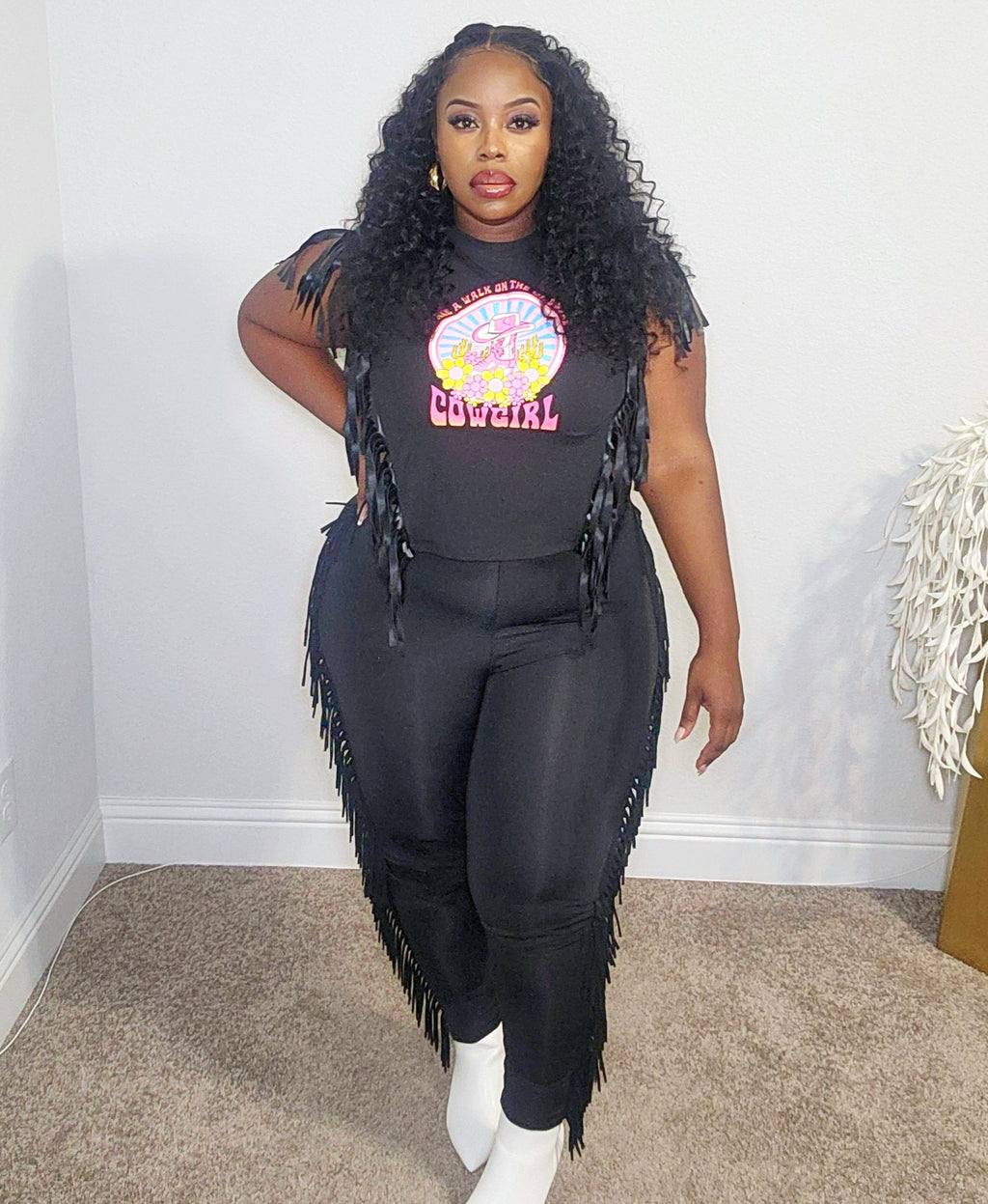 Cowgirl or Wild West  | Fringe T-shirt