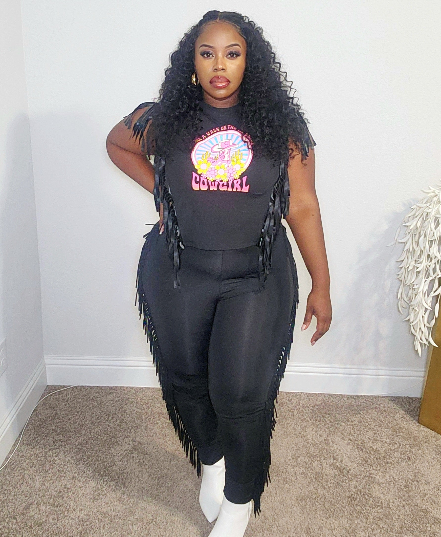 Cowgirl or Wild West  | Fringe T-shirt