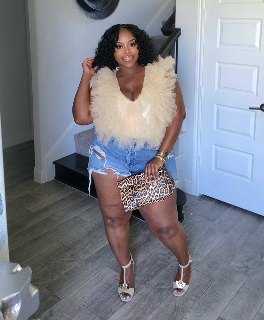 Show Love | Tulle Bodysuit