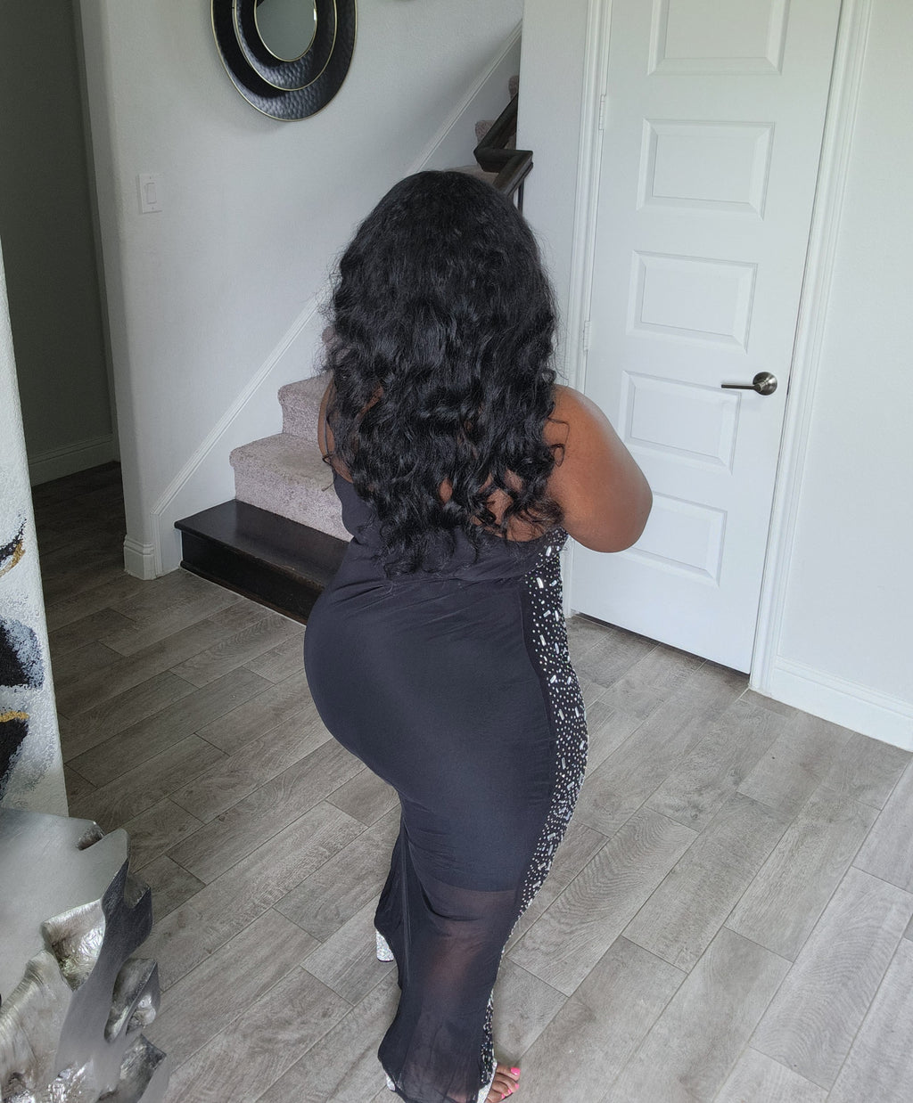 Black Pop | Beaded Dress