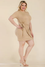 Load image into Gallery viewer, Berry Cute (Khaki) | Wrap Dress (Ships from vendor)