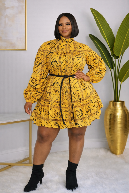 Sunshine | Print Mini Dress