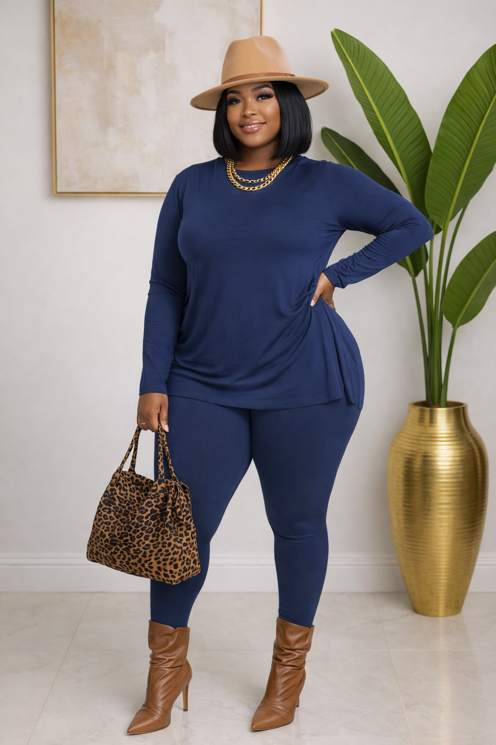 No Chill ( Lt Navy) | 2pc Set