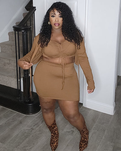 Mocha Dreams | 3pc Skirt Set
