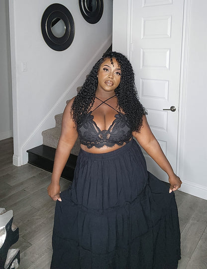 Zena (Black) | Skirt Set