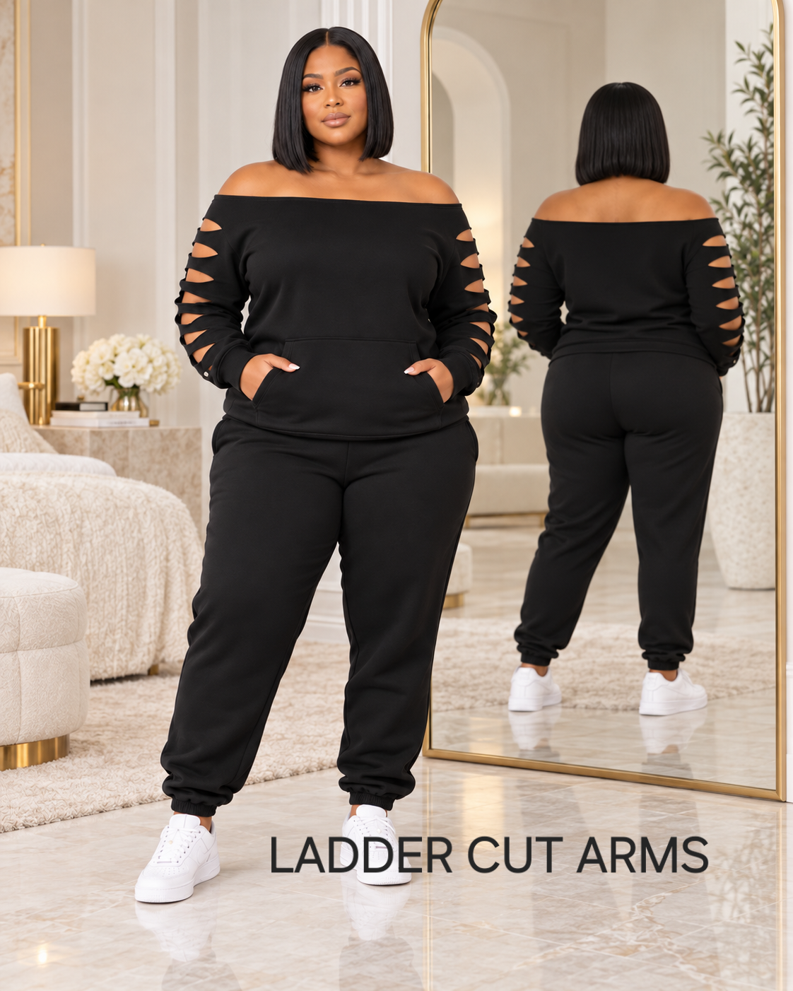 Chill Vibes - Customized 2-Piece Jogger Set  (Multiple Color Options)