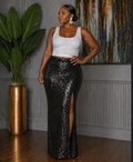 No Stare | Sequin Skirt Only